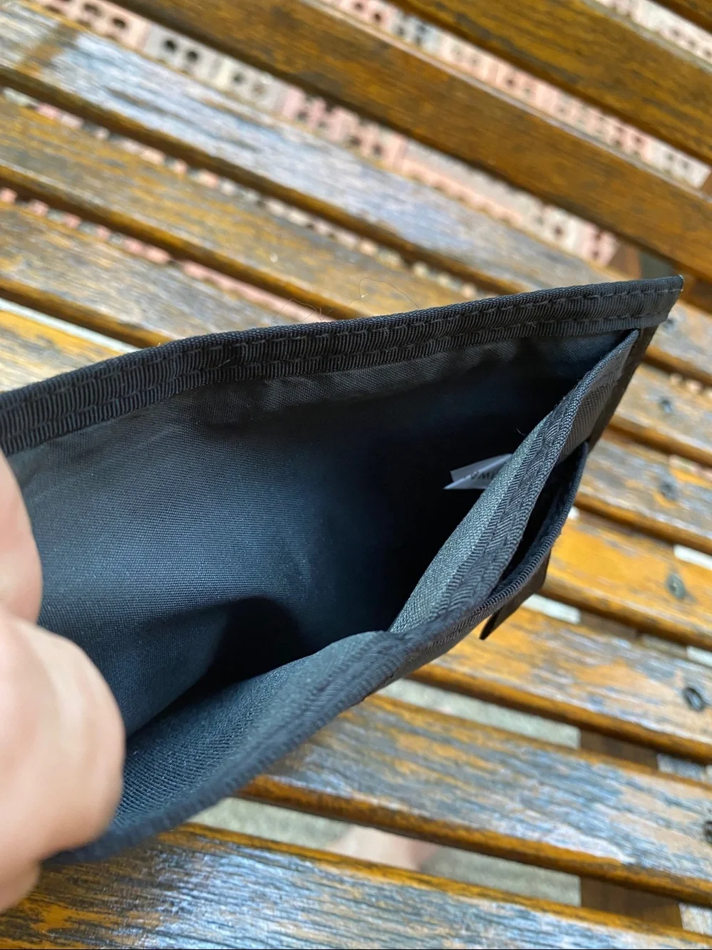 Levi’s Black nylon bifold wallet
